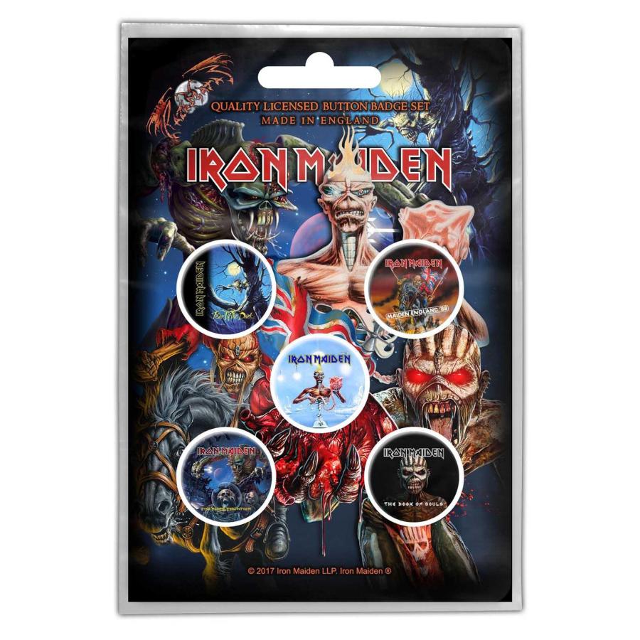 アイアン・メイデン) Iron Maiden オフィシャル商品 Albums バッジ