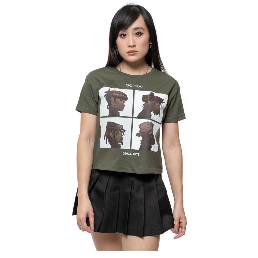 ゴリラズ) Gorillaz オフィシャル商品 レディース Demon Days Tシャツ 
