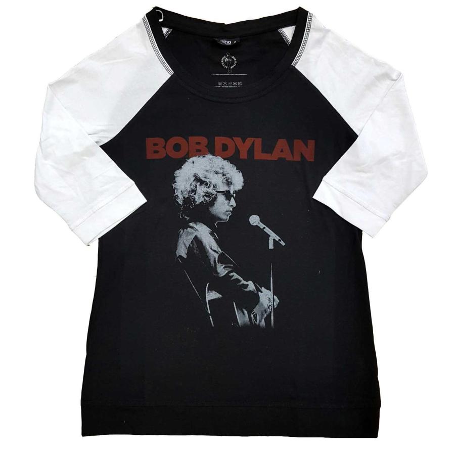 BOB DYLAN ボブ・ディラン オフィシャル ツアーTシャツ ラグラン七分 ボブ・ディラン) Bob Dylan オフィシャル商品 レディース Sound Check