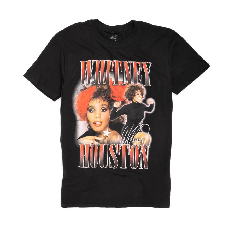 ホイットニーヒューストン Tシャツ ホイットニー・ヒューストン) Whitney Houston オフィシャル商品 ユニ