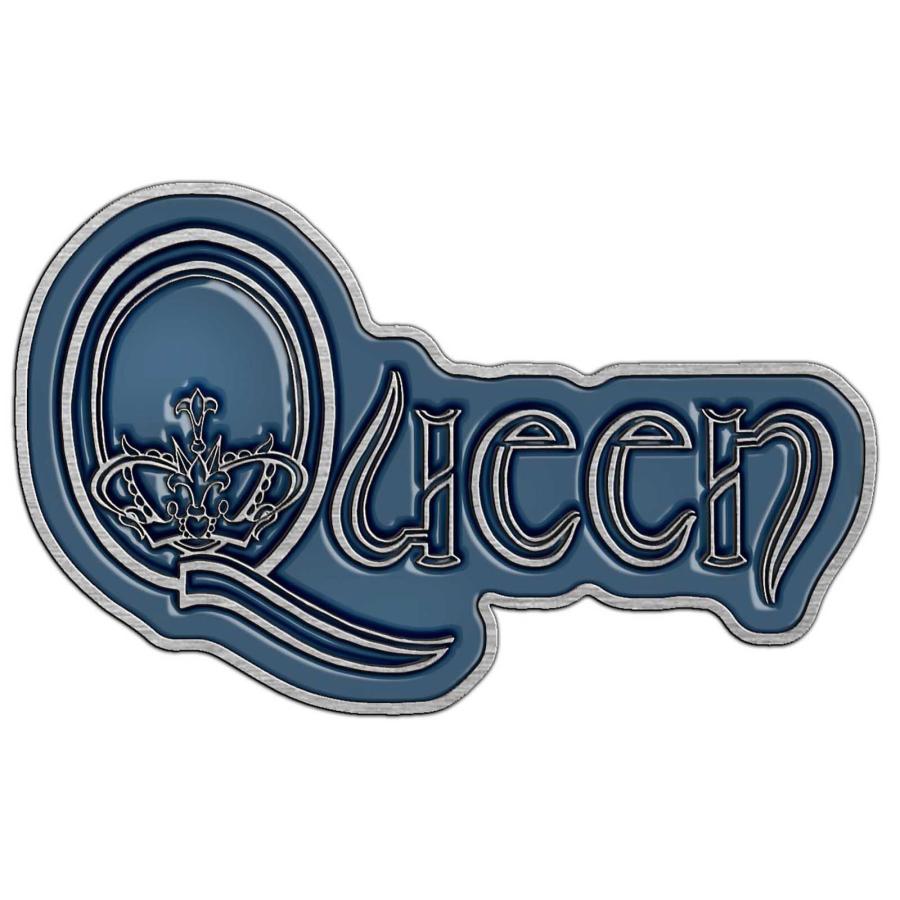 クイーン) Queen オフィシャル商品 エナメル インフィル ロゴ バッジ