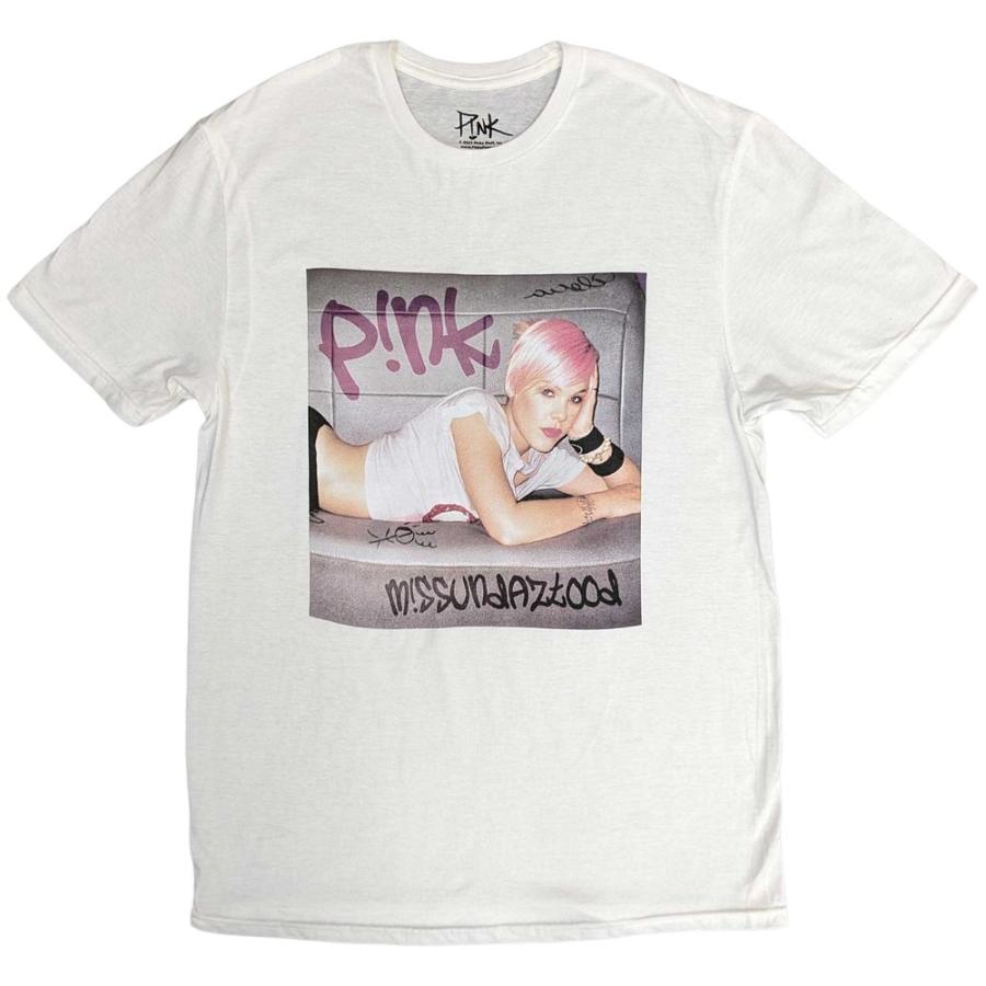 ピンク) Pink オフィシャル商品 ユニセックス Missundaztood Tシャツ