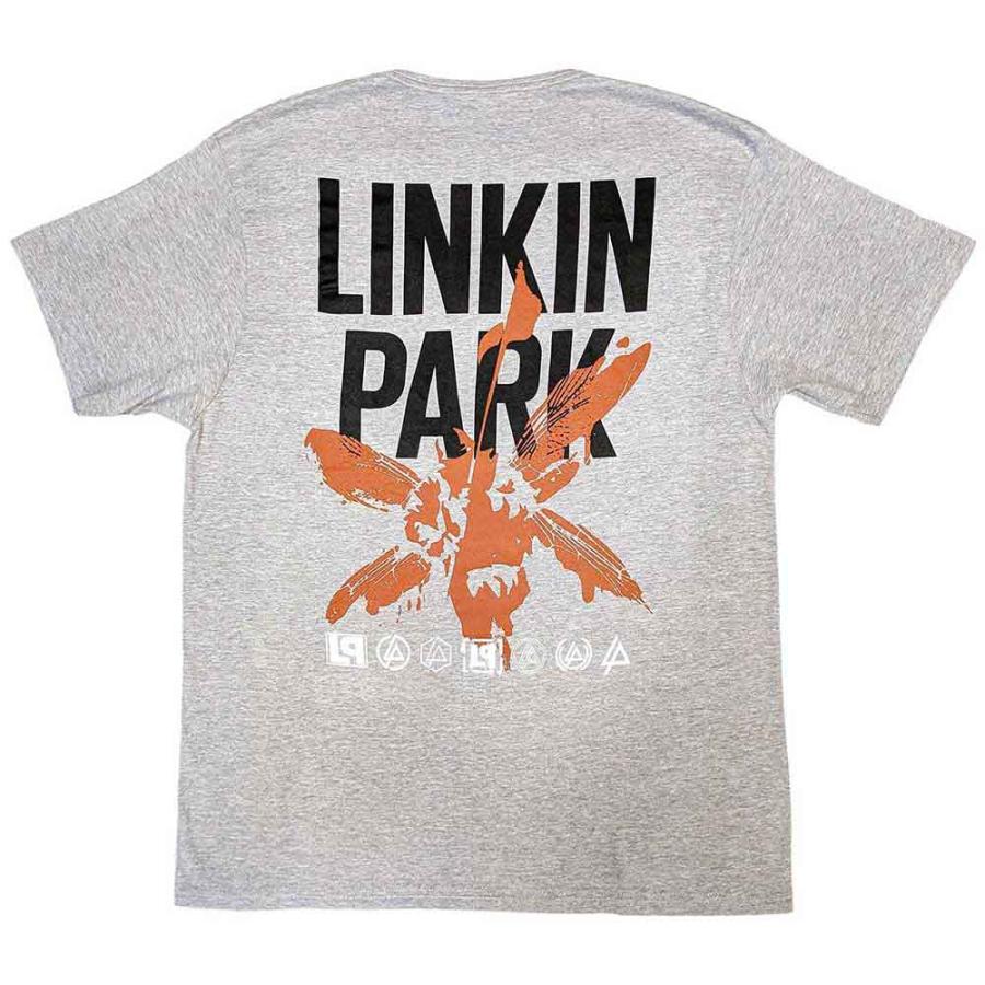 (リンキン・パーク) Linkin Park オフィシャル商品 ユニセックス Soldier Tシャツ アイコン 半袖 トップス RO9799 (グレ｜pertemba｜02