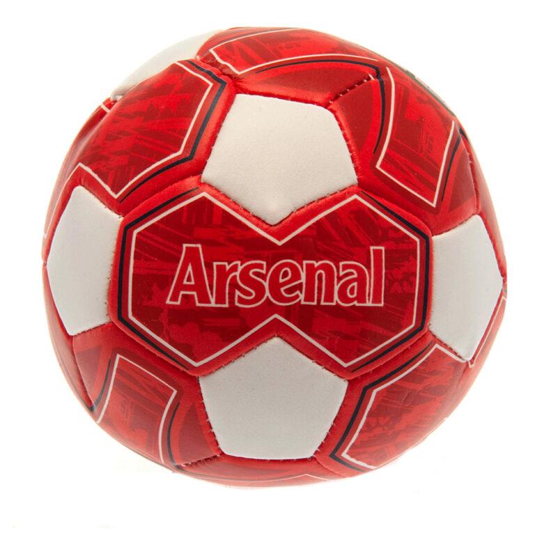 アーセナル フットボールクラブ Arsenal FC オフィシャル商品 ソフト ミニ サッカーボール TA10136 (レッド/ホワイ｜pertemba｜02