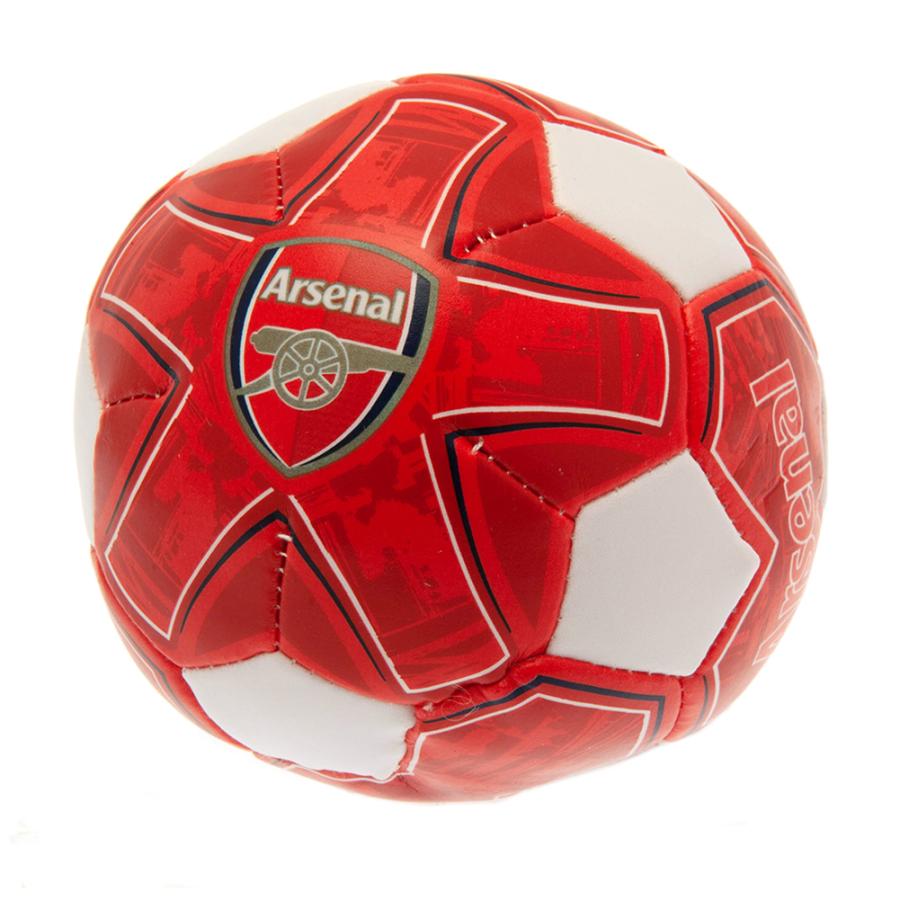 アーセナル フットボールクラブ Arsenal FC オフィシャル商品 ソフト ミニ サッカーボール TA10136 (レッド/ホワイ｜pertemba｜03