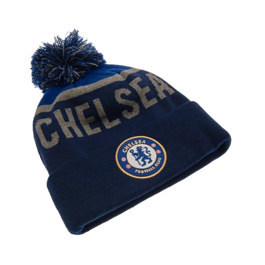 リバーシブルチェルシー（CHELSEA）ビーニー 青白 チェルシー フットボールクラブ Chelsea FC オフィシャル商品 TX