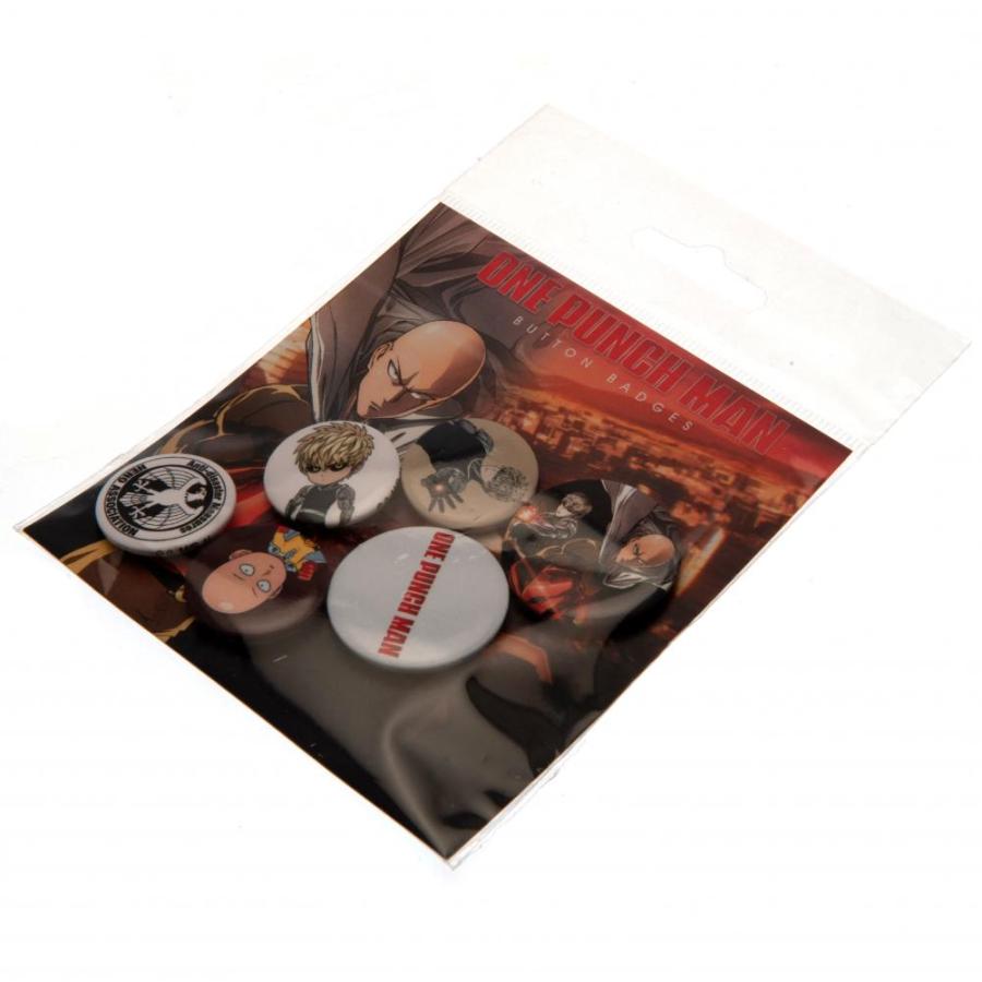 ワンパンマン) One Punch Man オフィシャル商品 キャラクター 缶バッジ