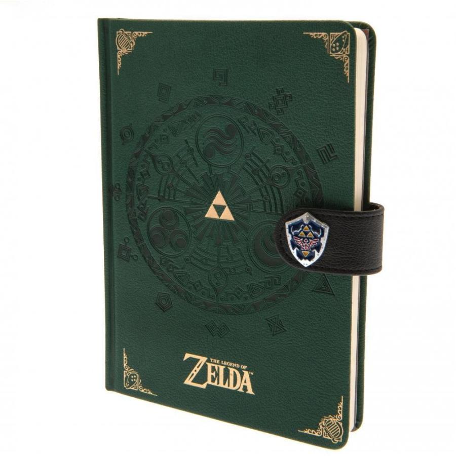 ゼルダの伝説 型押し　レザー調厚手手帳 ペンダント付き ゼルダの伝説) The Legend Of Zelda オフィシャル商品 プレミアム