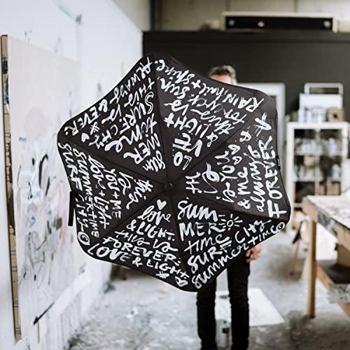 サエラ ブラントメトロ ブラックリスト ペイント折り畳み傘 親骨55センチ METBLACKLIST21 