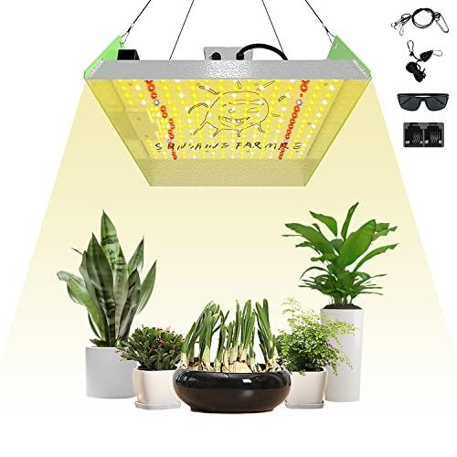 Sulythw　LED植物育成ライト　768LEDs　カバー122cm×122cm　省エネ　パネル　フルスペクトル　3000W　植物用led　相当　長寿命　太陽光