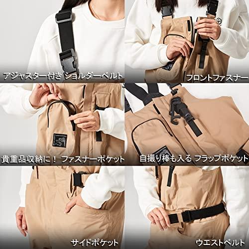 [TaoTech] スノーボードウェア オーバースタイル スキーウェア メンズ レディース ジャケット 撥水 防寒 防風 保温 雪遊び (F， グレー/ビブパンツ) 