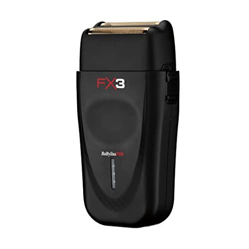 BaBylissPRO バーベロジー ダブルホイル シェーバー FXX3SB FX3 プロフェッショナル 高速電動シェーバー FX3
