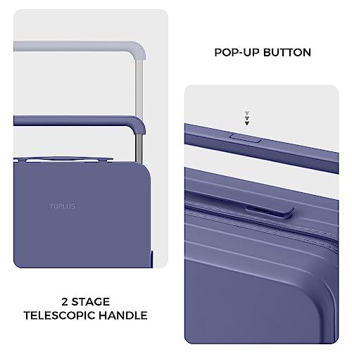 25【新品未使用】 [TUPLUS] スーツケース 超軽量 大型 キャリーケース 機内持込 耐衝撃 キャリーバッグ 静音 ８輪 旅行 ビジネス 出 【AAA6284246275】(22594円)