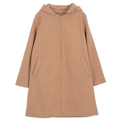 神戸レタス] ストレッチコート ロングコート フード ちん パステル 秋 