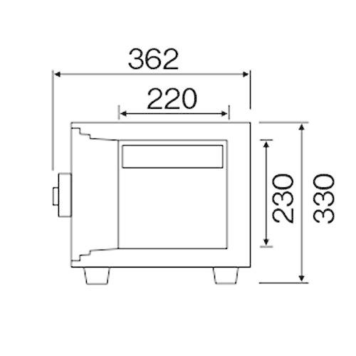 ダイヤセーフ 耐火金庫 ダイヤルタイプ D30-1 