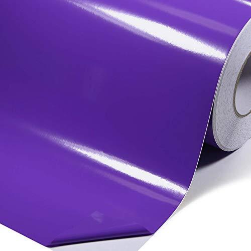 光沢ありパープル 紫色 約60cm×約20メートル カッティング用シート 屋内・屋外 カッティングシール カッティン - 6