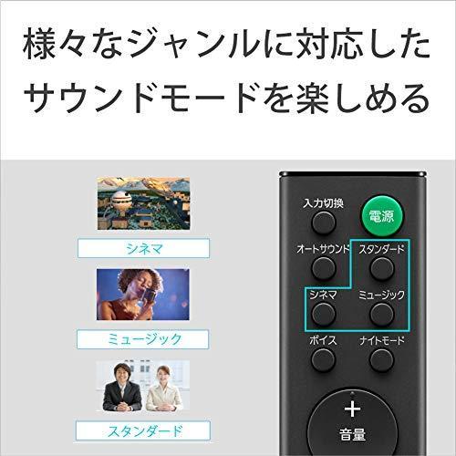 ソニー サウンドバー / HT-S100F 100Wハイパワー フロントサラウンド HDMI Bluetooth 対応 