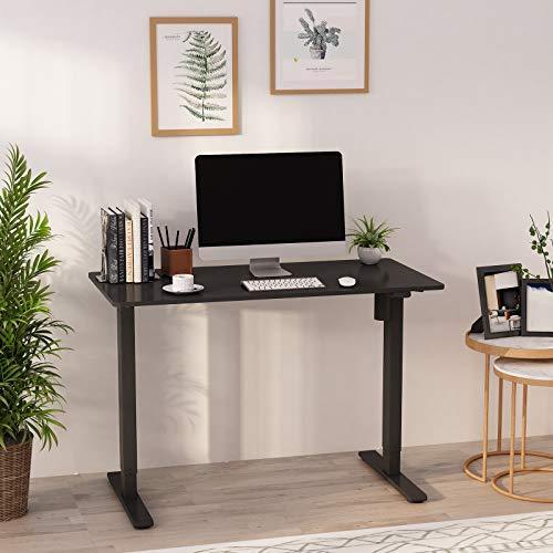 FlexiSpot 電動式スタンディングデスク脚 EG1（アップデート版） パソコンデスク 昇降デスク 高さ調節 学習机勉強机 ブラック（天板別売り） 