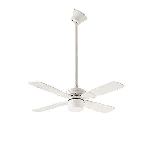 ダイコー シーリングファン ホワイト 軽量 吹き抜け 傾斜天井 リモコン 簡易取付 【DJE-054】