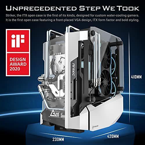 【日本未発売】 Antec Striker 強化ガラス搭載オープンフレームITX対応PCケース 【3262103531】(18773円)