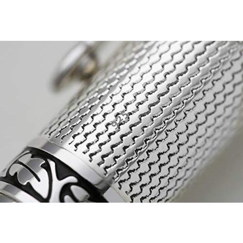 Xezo Tribune ソリッドスターリングシルバー925 ダイヤモンドカット ナンバー入りシリアルボールペン。300本限定生産。同じペンは2つとありません。 Xezo