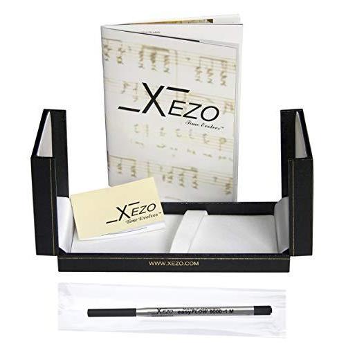 Xezo Tribune ソリッドスターリングシルバー925 ダイヤモンドカット ナンバー入りシリアルボールペン。300本限定生産。同じペンは2つとありません。 Xezo