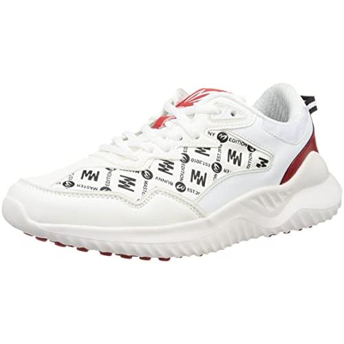 マスターバニー] メンズ ゴルフシューズ モノグラム柄スパイクレス