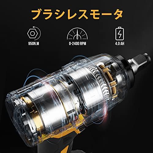 充電式インパクトレンチ-EWORK 21Vブラシレスコンパクト最大950N 充電式インパクトレンチ-EWORK 21Vブラシレスコンパクト最大950N