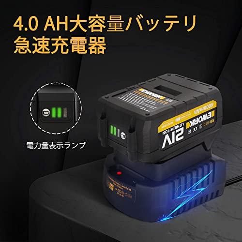 充電式インパクトレンチ-EWORK 21Vブラシレスコンパクト最大950N