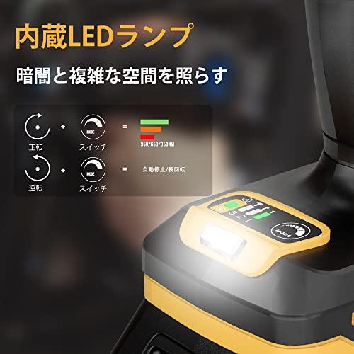充電式インパクトレンチ-EWORK 21Vブラシレスコンパクト最大950N