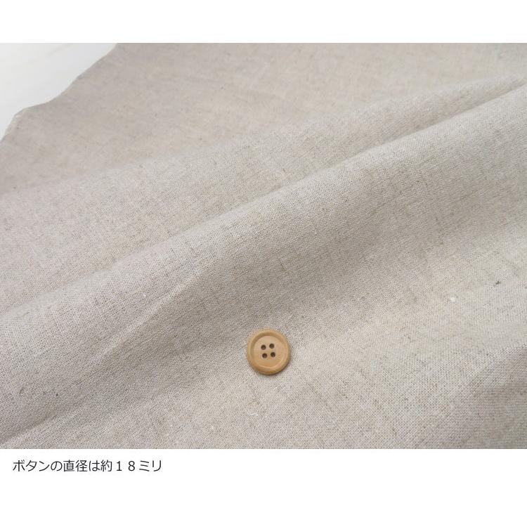 麻 100% 生地≪ラミーリネンキャンバス キナリ≫ (2500)無地 110cm幅