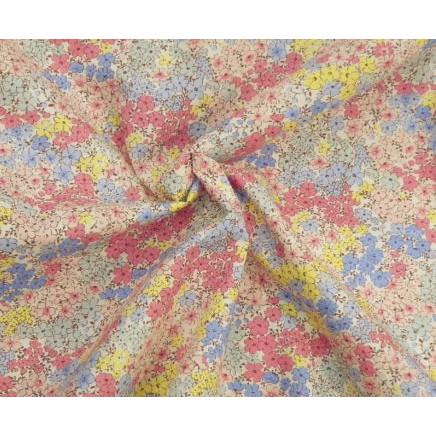 リバティ風花柄生地布フラワープリント (３４１４)リバティテイスト 生地小花柄 |  | 10