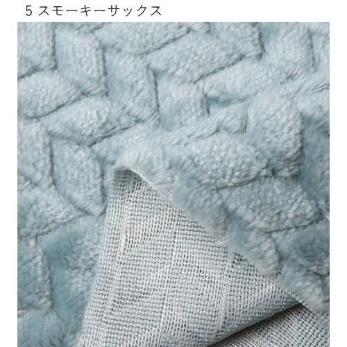 ＼メーカー在庫限り処分品！／ファー 生地 150cm巾【10cm単位】メリアス編み風 ジャガードボア 片面起毛(2600)スヌード ネックウォーマー マフラー 冬生地 犬服 |  | 17