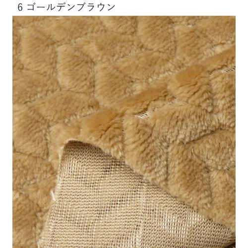 ＼メーカー在庫限り処分品！／ファー 生地 150cm巾【10cm単位】メリアス編み風 ジャガードボア 片面起毛(2600)スヌード ネックウォーマー マフラー 冬生地 犬服 |  | 19