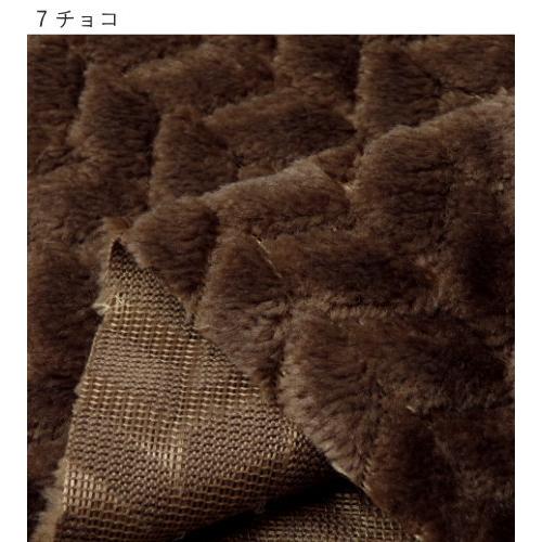 ＼メーカー在庫限り処分品！／ファー 生地 150cm巾【10cm単位】メリアス編み風 ジャガードボア 片面起毛(2600)スヌード ネックウォーマー マフラー 冬生地 犬服 |  | 20