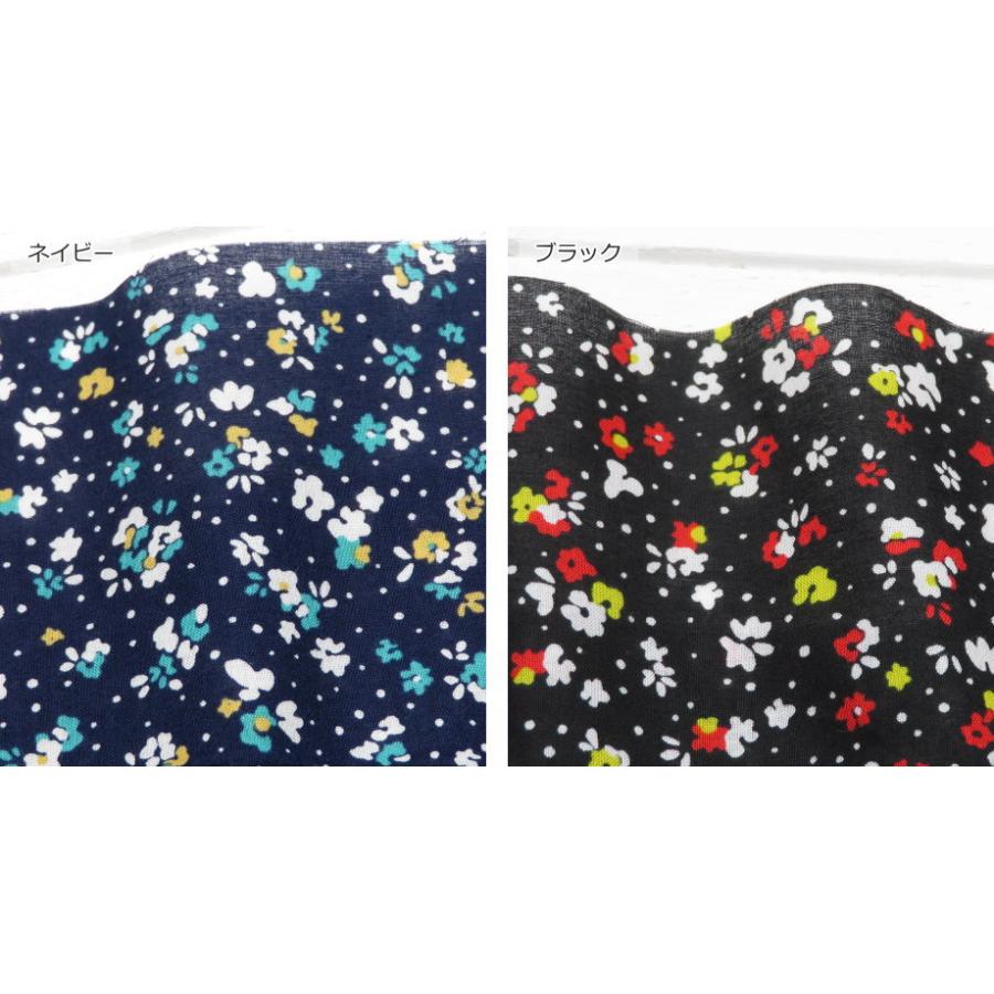 花柄 生地 ６０ローン 108cm巾 さらさら リバティ風フラワープリント≪Flownny8 幾何小花≫（1070-75）布【10cm単位】日本製 ブラウス 子供服 ワンピース |  | 20