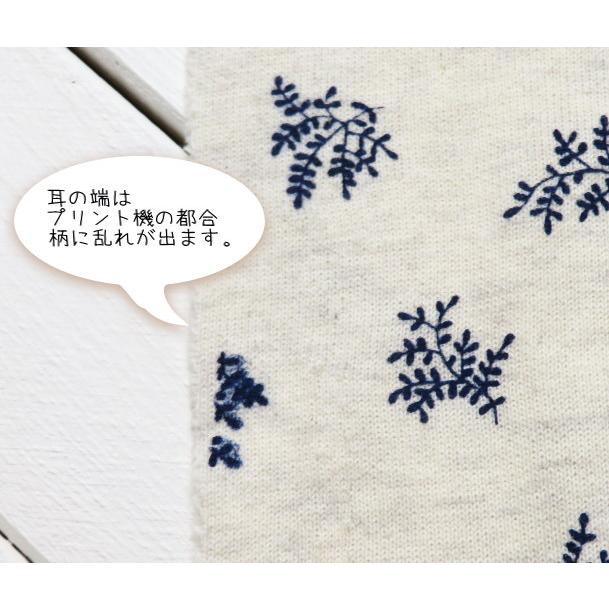 日本製 綿100％ スウェットニット“ノスタルジックフラワー”(2338)ミニ  