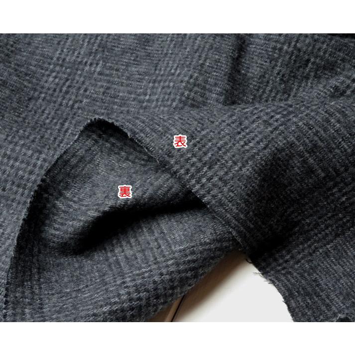 播州織 チェック 生地【50cm単位】≪コットンウール グレンチェック≫ 千鳥格子(0010)【ウール生地】【生地】スカート パンツ 子供服 手作り 上質 |  | 06