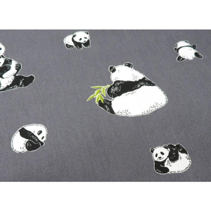 生地 パンダ柄 108cm巾 コットンオックス≪パンダファミリー≫(52108)  日本製【10cm単位】 オックス生地 布 バッグ布 ぱんだ柄 エプロン ポーチ |  | 07