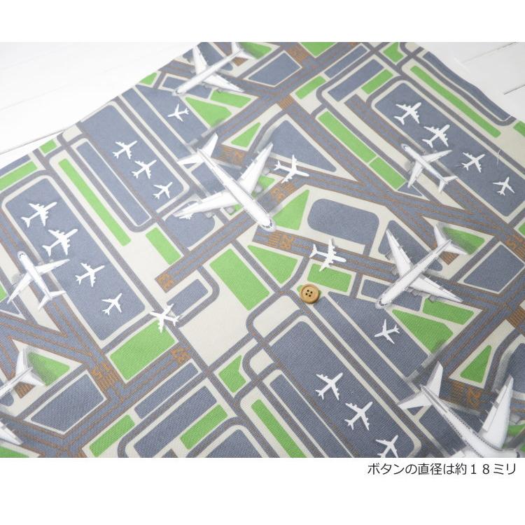 入園入学 生地 コットンオックス≪飛行機 空港≫(1000) 108cm巾 綿