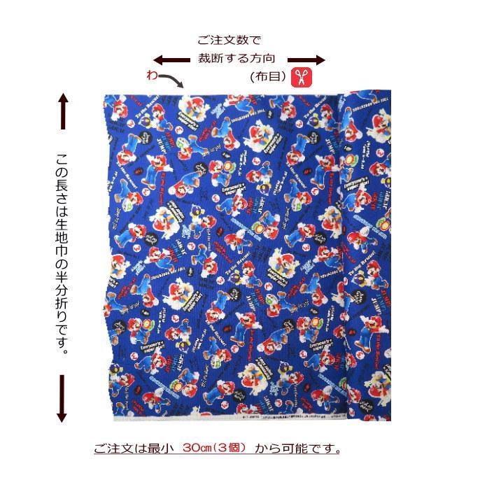 [入園入学 ]コットンオックス“スーパーマリオブラザーズ”(9932) [入園 生地 ] |  | 07
