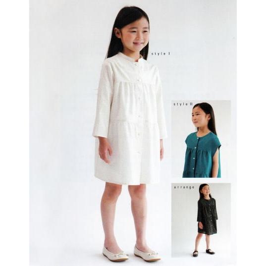 子供服型紙Mパターン[ティアードブラウス]型紙生地 : 生地と雑貨のお店  