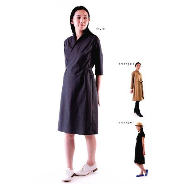 大人服型紙ｍパターン[テーラードラップドレス]  パターン 型紙 | 