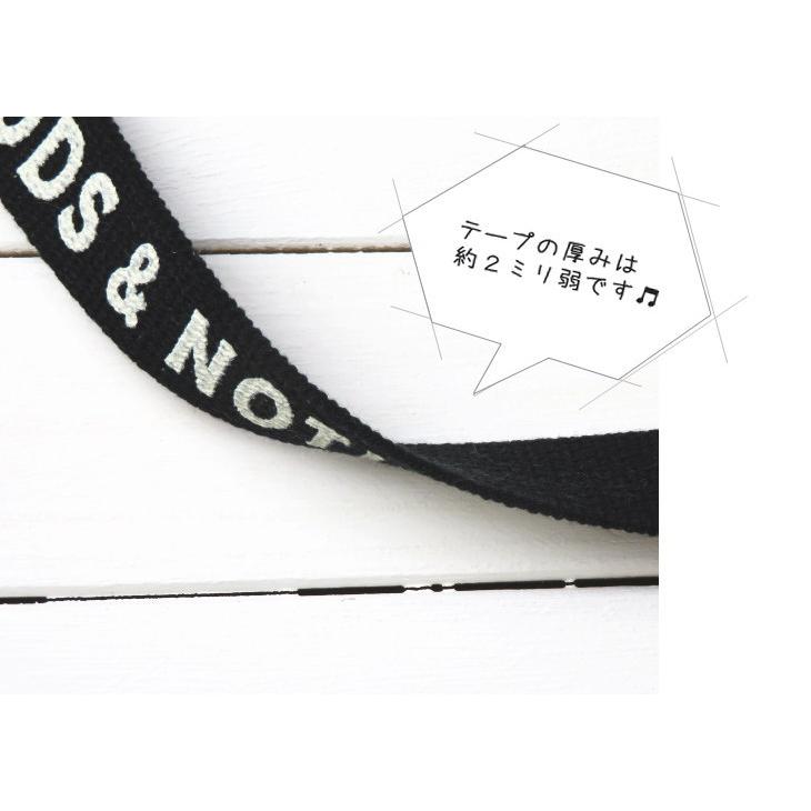 バッグ持ち手 Nuno to Mono 持ち手テープ 25ミリ 日本製(YKT-2)英字 アクリルテープ 手作りバッグ おしゃれ 持ち手 手芸 クラフト |  | 02