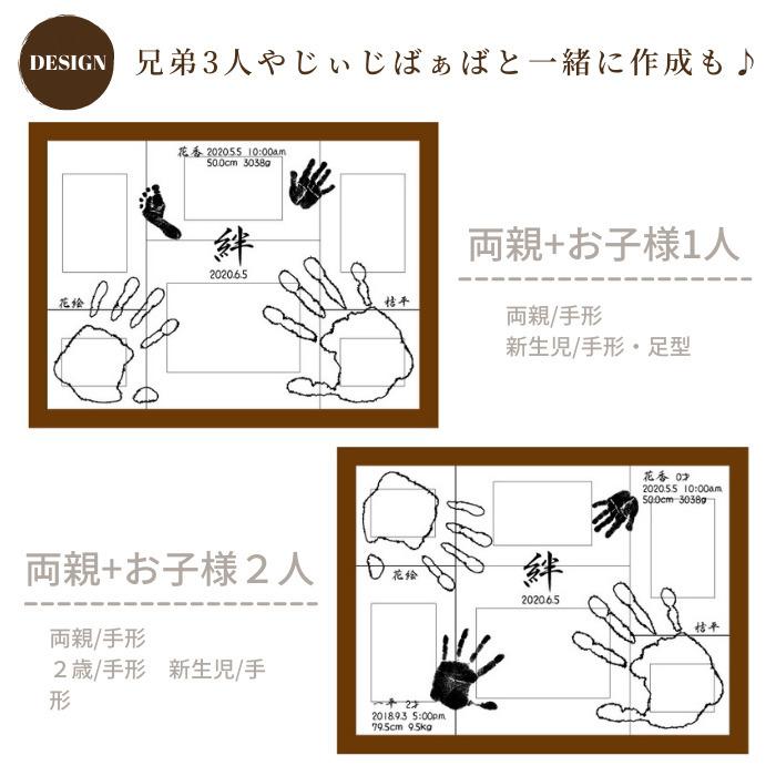 絆フォトフレーム ファミリー 手形 フォトフレーム 兄弟 姉妹 手形 足型 写真立て 出産祝い 出産内祝い 内祝い 出産 お返し 新築祝い名入れ ギフト 1993 メモリアルショップ フォーユー 通販 Yahoo ショッピング