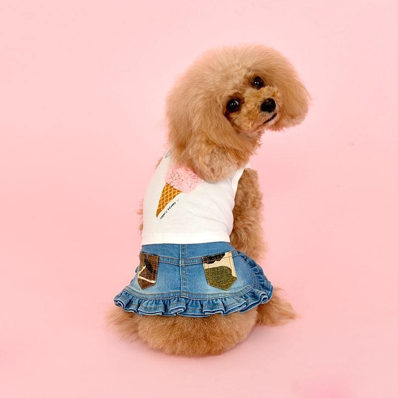 新商品 アイスクリームワンピ Crazyboo Xs L クレイジーブー 犬服 ドッグウェア タンクトップ ワンピース 春夏 21新作 かわいい お出かけ Pop Cb Pet Chou Chou 通販 Yahoo ショッピング