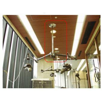 ハチコウドライヤーアーム型用 天吊式A型アングル １台用