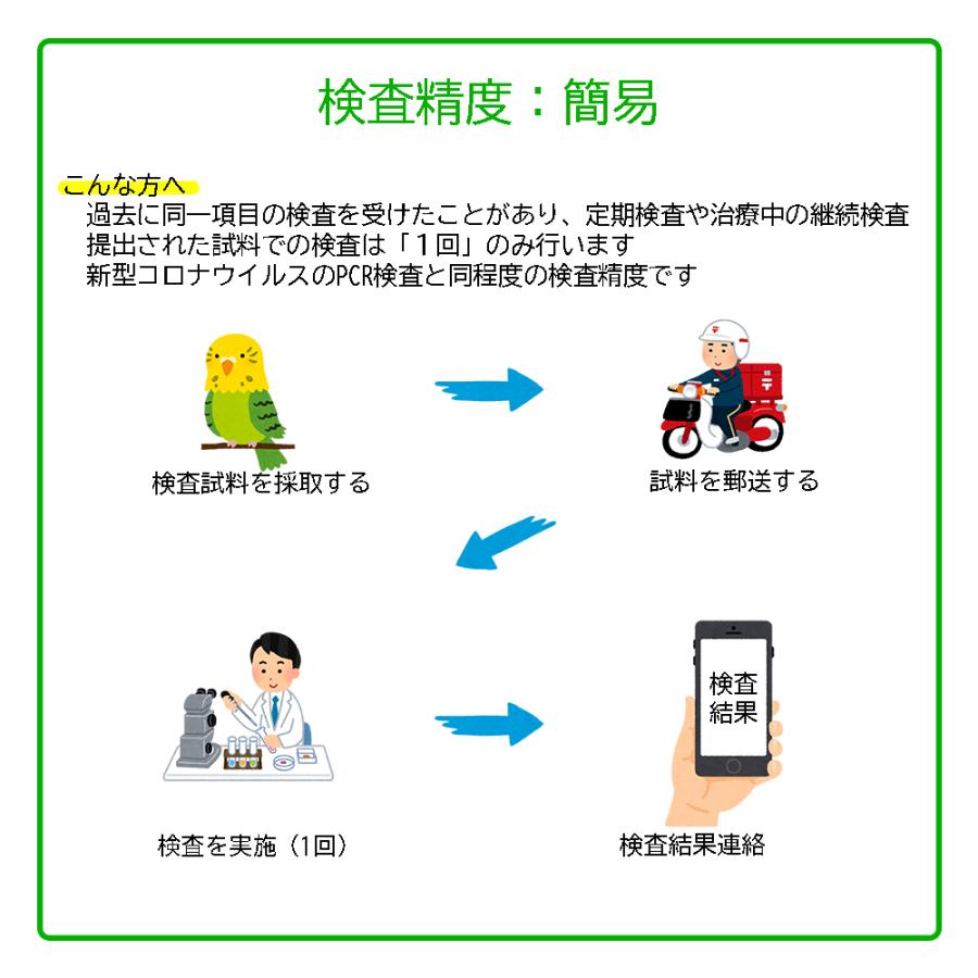 自宅で遺伝子検査・郵送型】小鳥の遺伝子検査キット BFD[APV] + PBFD ２種類セット １羽分 : ペット遺伝子研究所 - 通販 -  Yahoo!ショッピング