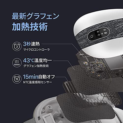 ギフ 包装 Tech Love クリスマスギフト 誕生日プレゼント 男女兼用 Usb充電式 音楽機能 180度二つ折り ホットアイマスク 電熱式アイマスク 目もとエステ マッサージャー Baskincoffee Vicom Corp Com