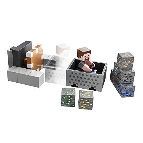 マインクラフト Minecraft マインカート プレイセット 限定フィギュア スティーブ付き Gvl55 タイムセール